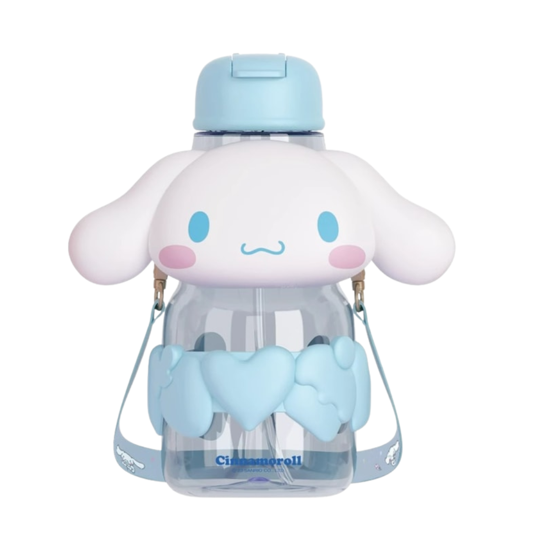 CINNAMOROLL CUP WITH STRAW & CORDS 850mL