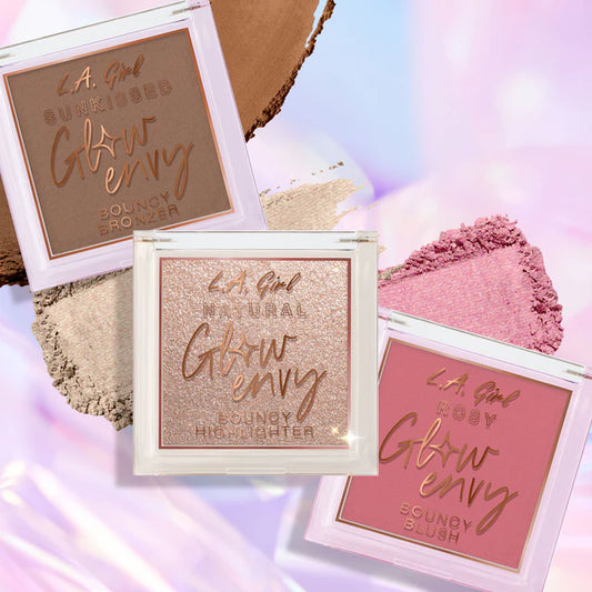 GLOW ENVY BOUNCY BRONZER, BLUSH, & HIGHLIGHTER