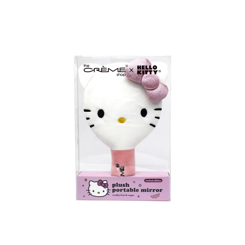 HELLO KITTY PLUSH PORTABLE MIRROR