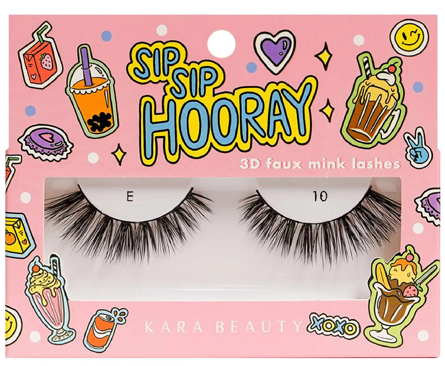 KARA BEAUTY SIP SIP HOORAY 3D Faux Mink Lashes