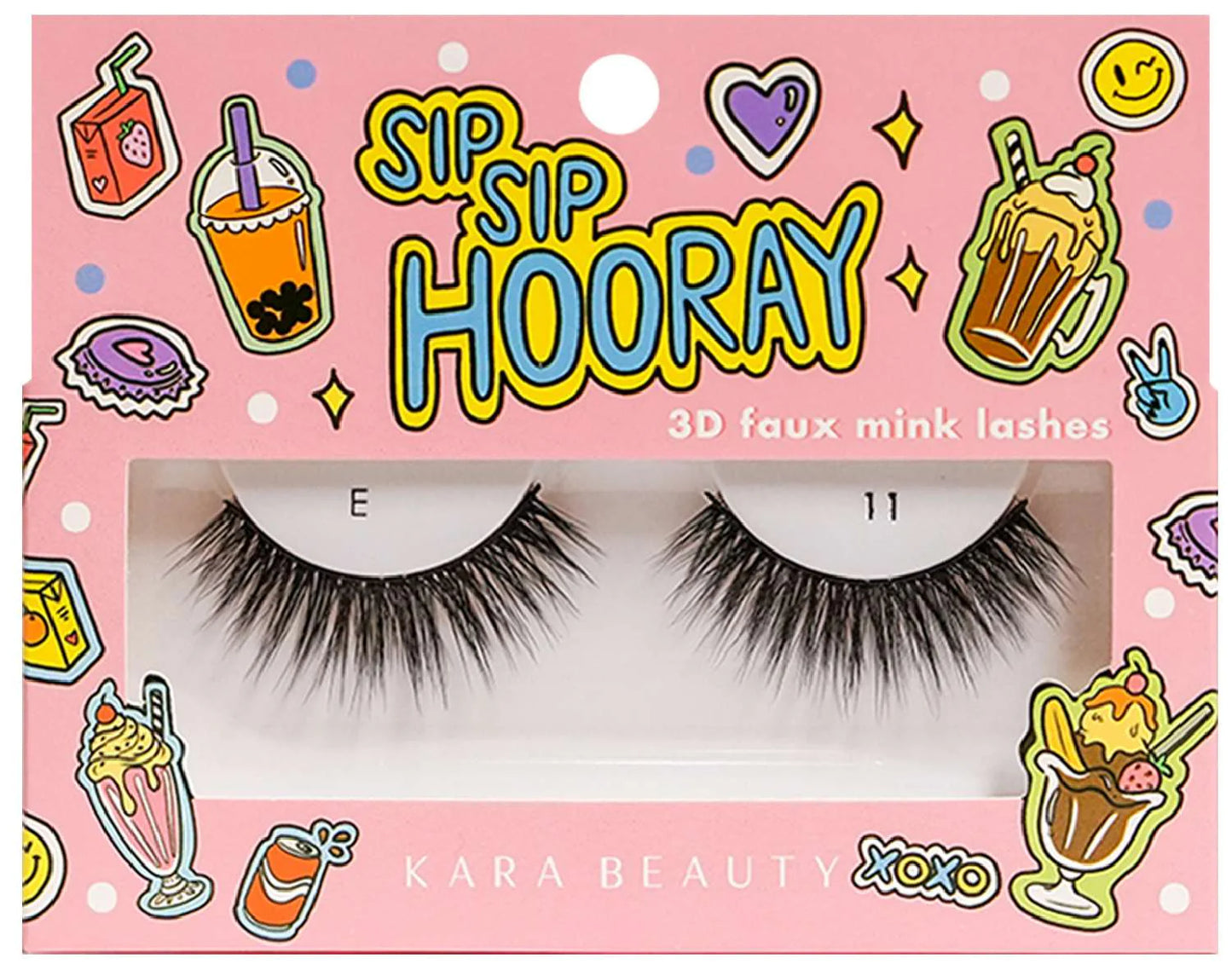 KARA BEAUTY SIP SIP HOORAY 3D Faux Mink Lashes