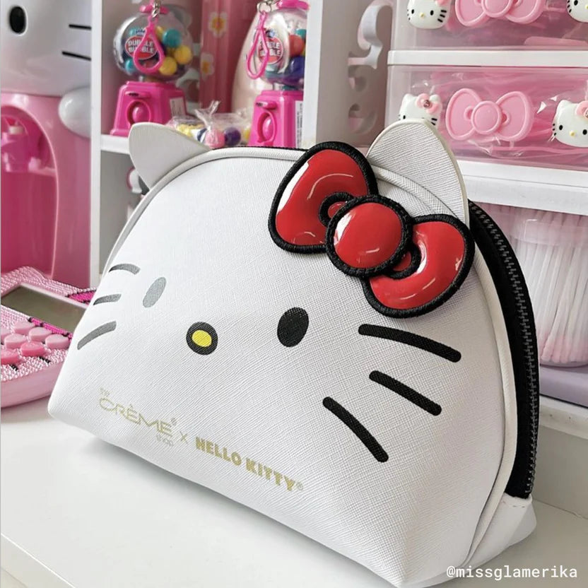 THE CRÈME SHOP X HELLO KITTY TRAVEL MAKEUP POUCH