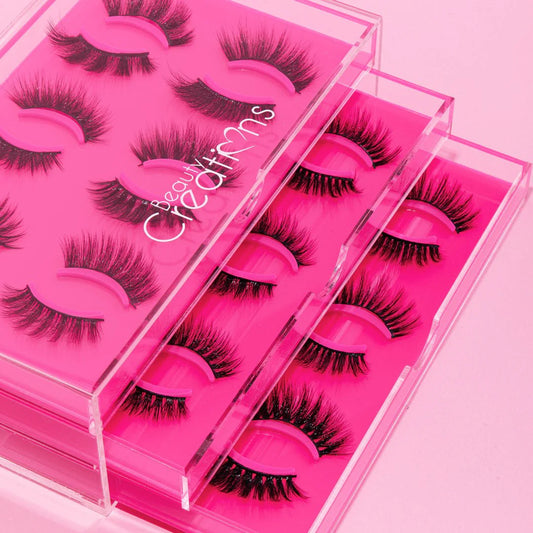 EYELASH ORGANIZER - HOT PINK