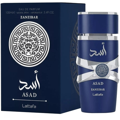 LATTAFA Perfumes Asad for Unisex Eau de Parfum 3.4 Oz/100 ml