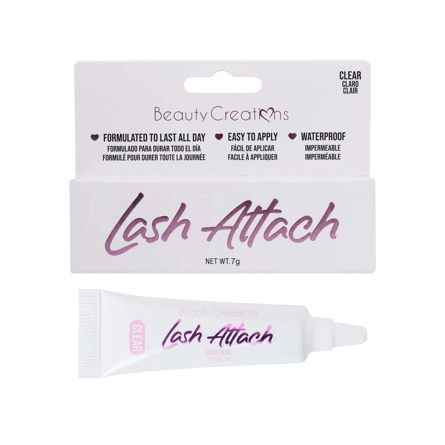 LASH ATTACH GLUE - TUBE, CLEAR